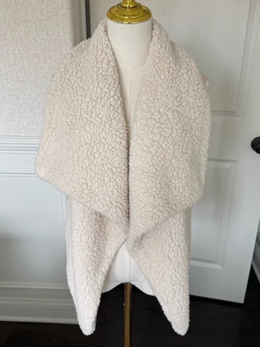 Cozy Cream Sherpa Wrap Jacket - Women's Outerwear